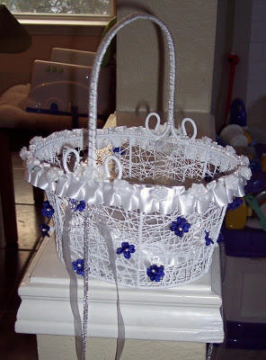 homemade flower girl baskets
