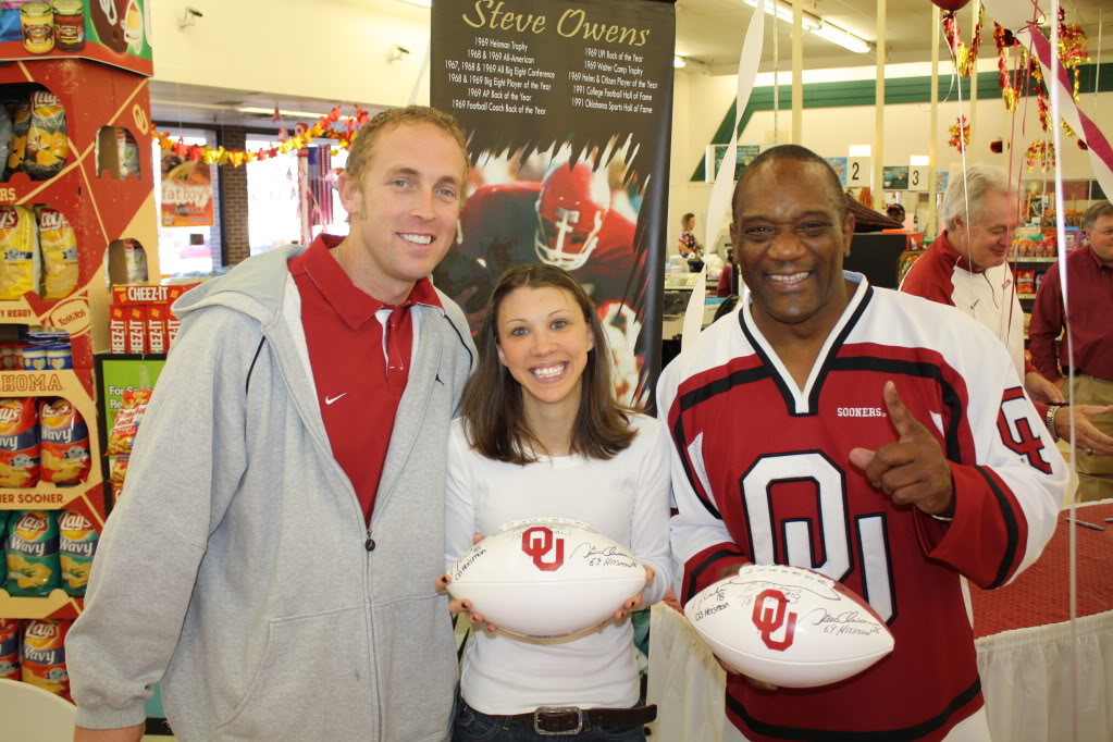 Jason White, me, Billy Sims